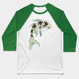 The great Japanese Koi Fish 2 - Yabisan - vector art Baseball T-Shirt